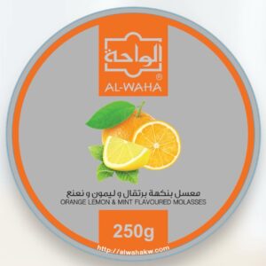 معسل الواحة برتقال ليمون ونعنع