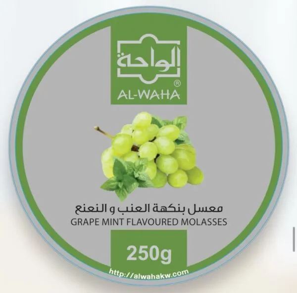 معسل الواحة عنب ونعنع