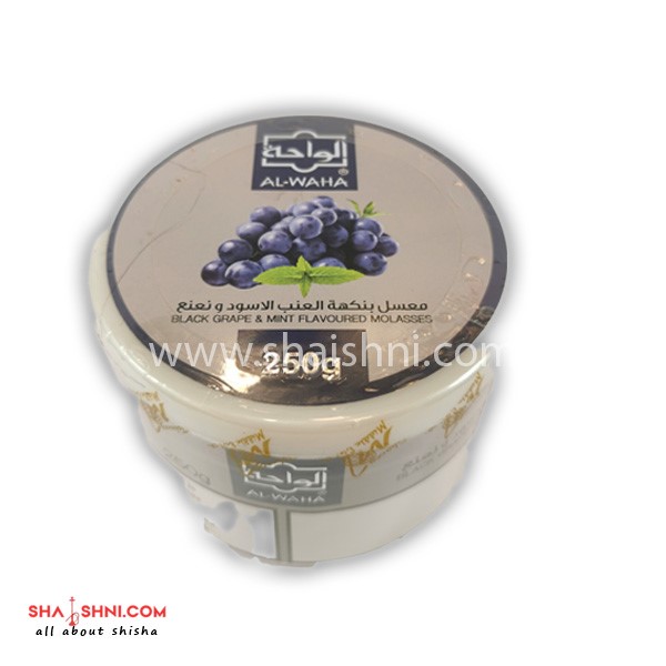 معسل الواحة عنب اسود ونعنع
