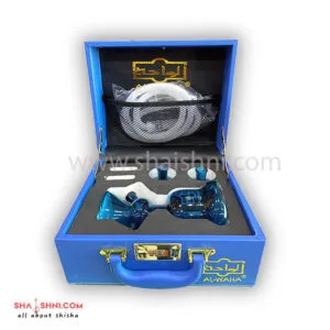 شيشة الواحة زجاج ازرق شيشة الواحة زجاج ازرق