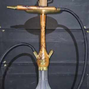 5211c64b-6824-4d07-a308-b429a6060f60 شيشة هوكا التركية لون بني نقشة