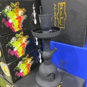شيشة الواحة زجاج لون أسود