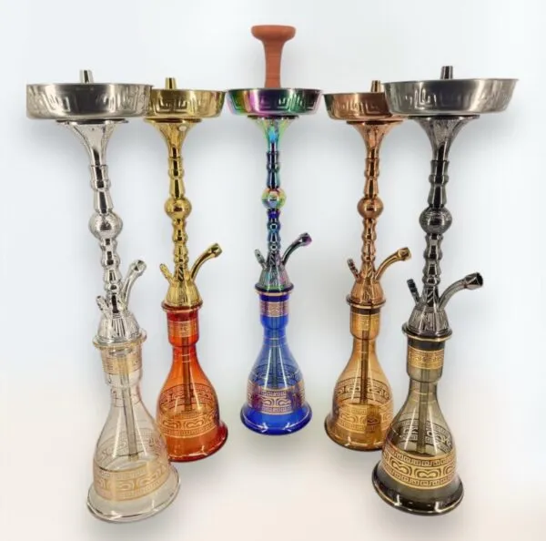 شيشة الواحة ستيل مع جميع مرفقاتها