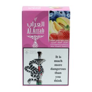 معسل العراب كوكتيل الفواكة (شمام + فراولة + بلوبيري)